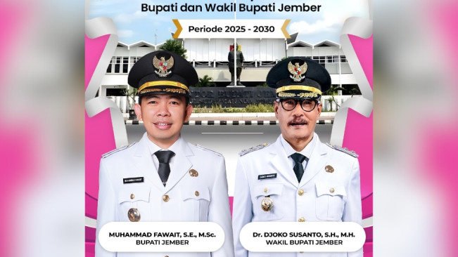 Bupati Jember Muhammad Fawait dan Wabup Jember Djoko Susanto. [Dok. Pemkab Jember]